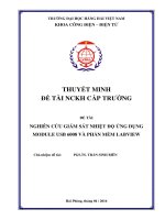 Nghiên cứu giám sát nhiệt độ ứng dụng module USB 6008 và phần mềm labview 