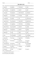 Đề cương Tiếng anh chuyên ngành