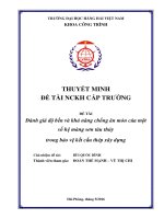 Đánh giá độ bền và khả năng chống ăn mòn của một số hệ màng sơn tàu thủy trong bảo vệ kết cấu thép xây dựng 