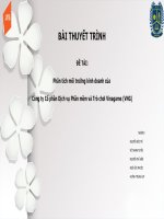 Bài Thuyết Trình Quản Trị Marketing Về Công Ty