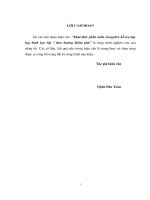 Khai thác phần mềm geogebra hỗ trợ dạy học hình học lớp 7 theo hướng khám phá