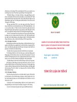 Nghiên cứu xây dựng hệ thống thông tin đất đai phục vụ quản lý sử dụng đất sản xuất nông nghiệp huyện Đoan Hùng, tỉnh Phú Thọ (TT)