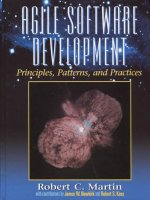 Prentice hall agile software development principles patterns and practices 