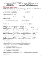 DE CUONG ON TAP TOAN 12 HOC KI II 