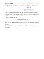 Đề kiểm tra 1 tiết học kì 2 môn Ngữ văn lớp 8 trường THCS Nghĩa Trung, Nghệ An năm học 2016  2017 