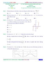 99 đề thi THPT quốc gia môn toán 2017