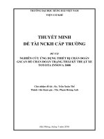 Nghiên cứu ứng dụng thiết bị chẩn đoán g SCAN để chẩn đoán trạng thái kỹ thuật của xe TOYOTA INNOVA trước khi tiến hành sửa chữa 