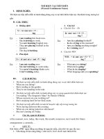 Thì hiện tại tiếp diễn trong tiếng anh