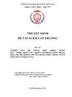Nghiên cứu hệ thống điều khiển PLC – nhiều biến tần – động cơ không đồng bộ ba pha cho hệ thống truyền động nhiều động cơ có liên kết cơ khí cứng 