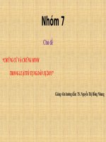 Chứng cứ, chứng minh trong luật tố tụng dân sự 2015