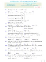Bộ 10 đề thi thử môn toán chuẩn cấu trúc đáp án chi tiết