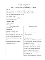 giáo án kỹ năng sống lớp 2 