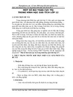 SKKN Một Số Bài Toán Cực Trị Trong Hình Học Giải Tích Lớp 12