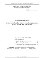 SKKN Hướng Dẫn Làm Kính Thiên Văn Khúc Xạ Đơn Giản Dùng Cho Học Sinh Phổ Thông