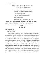 Một số biện pháp giúp trẻ học tốt môn phát triển ngôn ngữ trong trường Mầm non