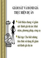 Quản trị dự án phần 9 giam sat, danh gia, bao cao du an (de in)