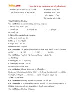 Đề thi giữa học kì 2 môn Địa lý lớp 8 trường THCS Lê Hồng Phong, Đăk Lăk năm học 2015  2016 