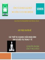 Giới thiệu chuyên đề thiết bị x quang chẩn đoán hình ảnh và điều trị trong y tế