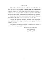 Thiết kế hệ thống điều khiển đèn giao thông cho ngã tư đường nguyễn trãi   lê lợi 