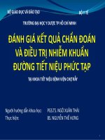 Đánh giá kết quả chẩn đoán và điều trị nhiễm khuẩn đường tiết niệu phức tạp