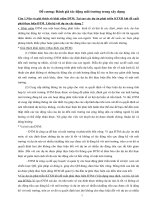 Đề cương đánh giá tác động môi trường trong xây dựng 