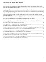 Đề cương ôn tập môn an toàn lao động