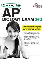 Cracking the AP biology exam, 2012 editi   princeton review 
