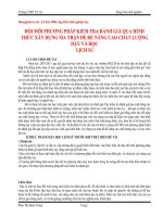 SKKN Xây Dựng Ma Trận Đề Để Nâng Cao Chất Lượng Dạy Và Học  Lịch Sử