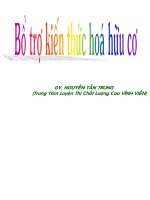 Bổ trợ kiến thức hóa hữu cơ các phương pháp tìm công thức phân tử
