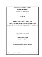 Nghiên cứu giá trị của điện tâm đồ trong chuẩn đoán phì đại thất trái ở bệnh nhân tăng huyết áp nguyên phát có đối chiếu với siêu âm tim