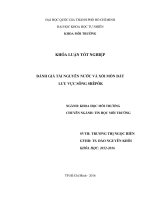 Đánh giá tài nguyên nước và xói mòn đất lưu vực sông Srêpôk