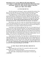 SKKN Lựa Chọn Và Phối Hợp Một Số Phương Pháp Giúp Học Sinh Học Tích Cực Một Số Bài Trong Chương Động Lực Học Chất Điểm