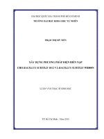 Xây dựng phương pháp biến nạp cho Bacillus Subtilis 1012 và Bacillus Subtilis WB800N