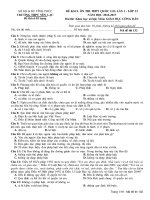 30 đề thi thử trắc nghiệm thpt quốc gia môn giáo dục công dân 2017 các trường thpt chuyên, nổi tiếng có đáp án