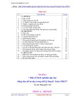 SKKN Một số kinh nghiệm dạy học bằng bản đồ tư duy trong tiết lý thuyết Toán THCS