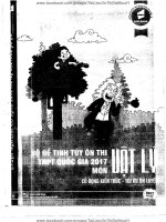 BO DE TINH TUY ON THI THPTQG MON VAT LY 2017