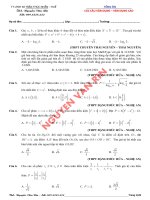 152 câu vận dụng cao trong các đề thi thử môn toán