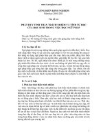 SKKN Phát Huy Tinh Thần Trách Nhiệm Và Tính Tự Học Của Học Sinh Trong Việc Học Ngữ Pháp