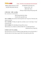 Đề thi giữa học kì 2 môn Ngữ văn lớp 8 trường THCS Bách Thuận, Thái Bình năm học 2016  2017 