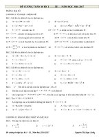 ĐỀ CƯƠNG ÔN TẬP MÔN TOÁN LỚP 10 HK I ( tự soạn)