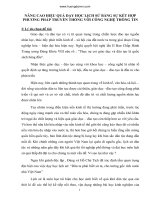 SKKN Nâng Cao Hiệu Quả Dạy Học Lịch Sử Bằng Sự Kết Hợp Phương Pháp Truyền Thống Với Công Nghệ Thông Tin