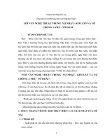 SKKN Lời Văn Nghệ Thuật Trong  Vợ Nhặt - Kim Lân Và Vợ Chồng A Phủ - Tô Hoài