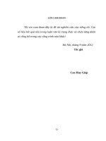 Nghiên cứu mối quan hệ giữa chế độ làm việc của động cơ xe máy với hàm lượng phát thải