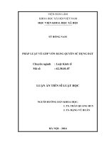 LA pháp luật về góp vốn bằng quyền sử dụng đất