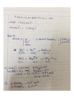 Đáp án đề cương hóa học kỳ 2 lớp 10