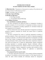 TT LA TS   tổ chức công tác kế toán quản trị tại các doanh nghiệp sản xuất và chế biến chè trên địa bàn tỉnh thái nguyên 