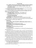 BÀI GIẢNG CHI TIẾT KINH tế CHÍNH TRỊ   lưu THÔNG TIỀN tệ, QUAN hệ tài CHÍNH tín DỤNG TRONG THỜI kỳ QUÁ độ lên CHỦ NGHĨA xã hội ở VIỆT NAM