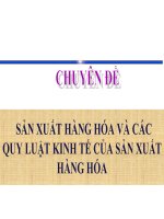 BÀI GIẢNG điện tử KINH tế CHÍNH TRỊ   CHUYÊN đề sản XUẤT HÀNG hóa và các QUY LUẬT KINH tế của sản XUẤT HÀNG hóa