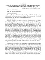 CÔNG TÁC XÃ HỘI HÓA NGUỒN LỰC ĐỂ TRIỂN KHAI PHONG TRÀO THANH NIÊN TÌNH NGUYỆN TRONG GIAI ĐOẠN HIỆN NAY