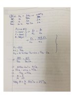 Đáp án đề cương hóa học kỳ 2 lớp 10